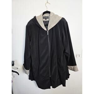 Gallery Woman Rain Jacket size 1x black